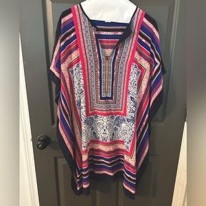 Trina Turk 100% Silk Caftan or Coverup